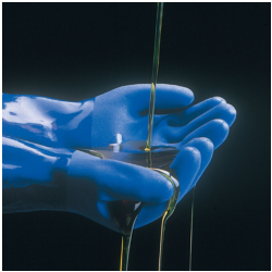 Găng tay chống dầu Showa 160 PVC